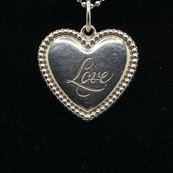 Authentic Vintage Tiffany & Co. Brad Love Necklace - Picture 3 of 11